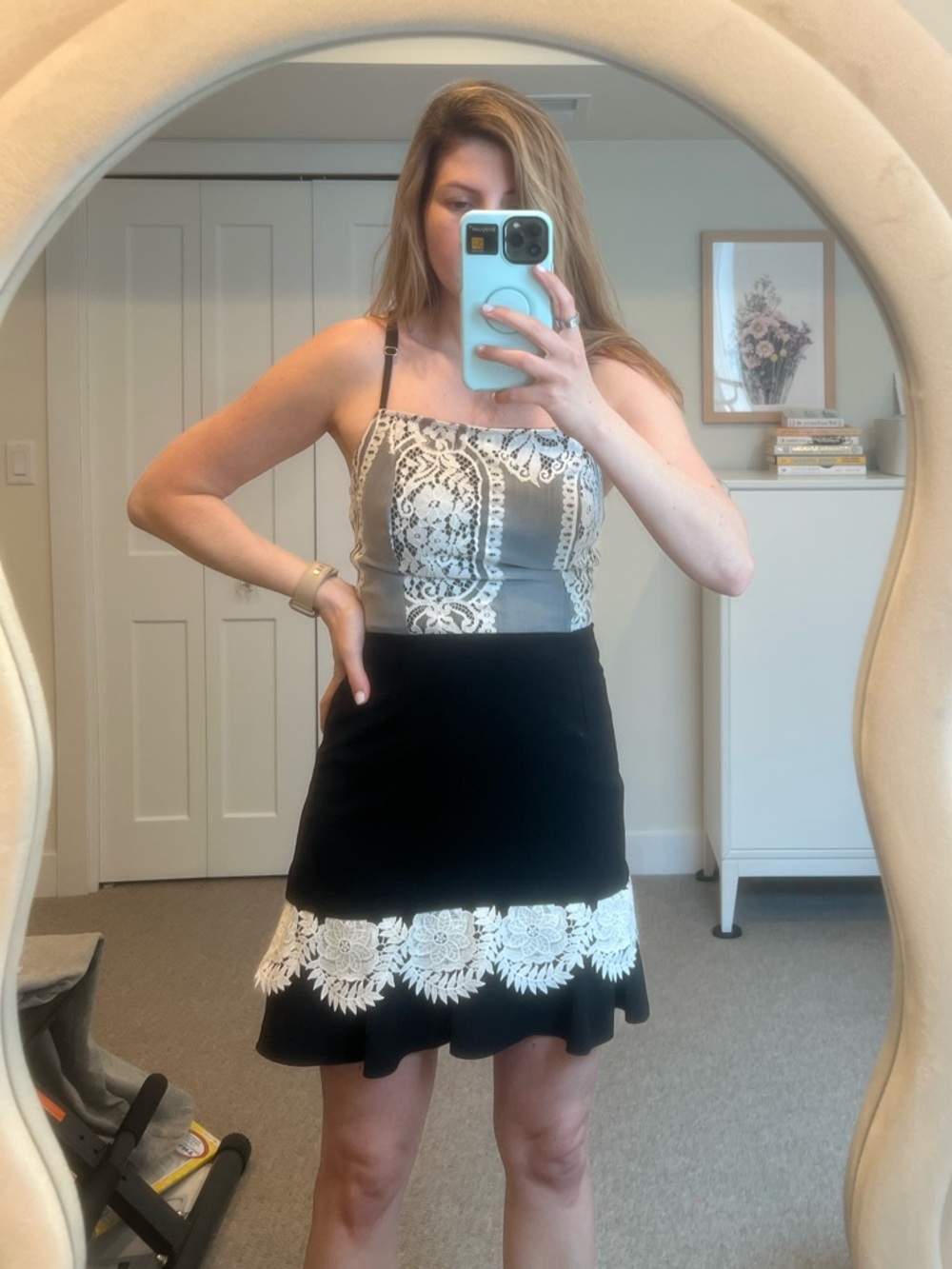 Black and White Dress
